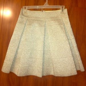 Silver Metallic Skirt **Brand New**